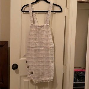 Zara TRF Collection Tweed Overall Skirt